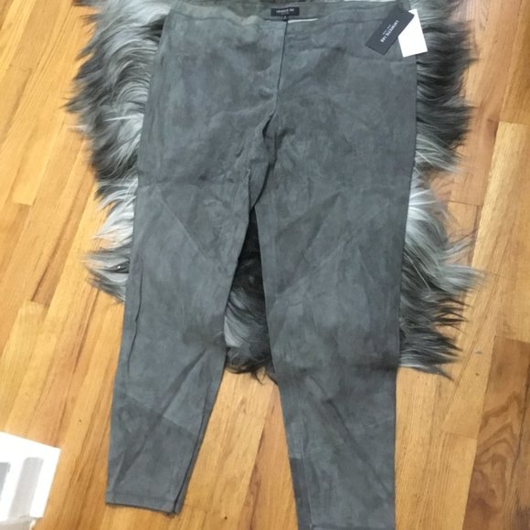 Lafayette 148 stretch suede pants size 18 New